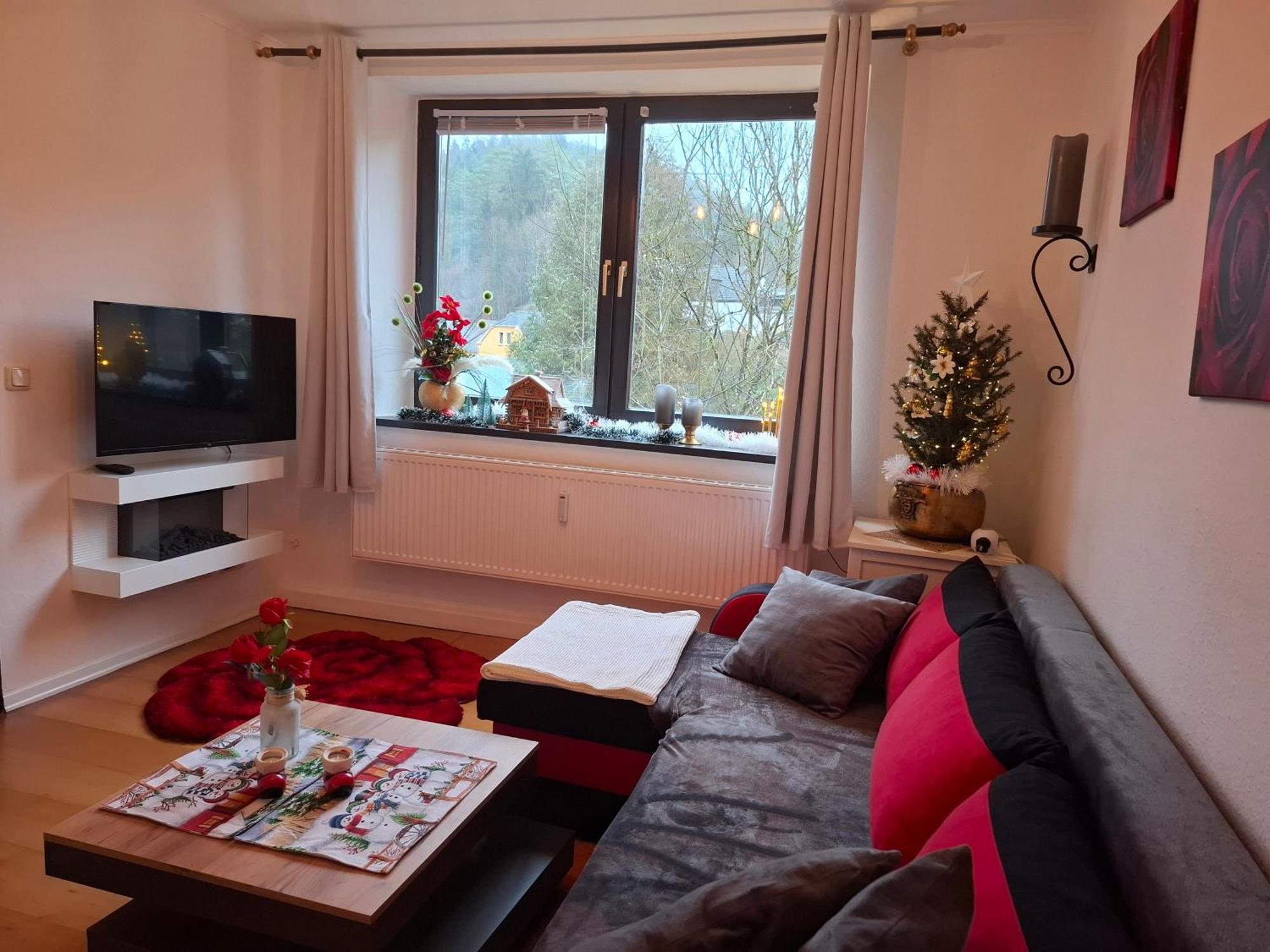 Ferienwohnung Haus Schoeneck Schonecken Bagian luar foto